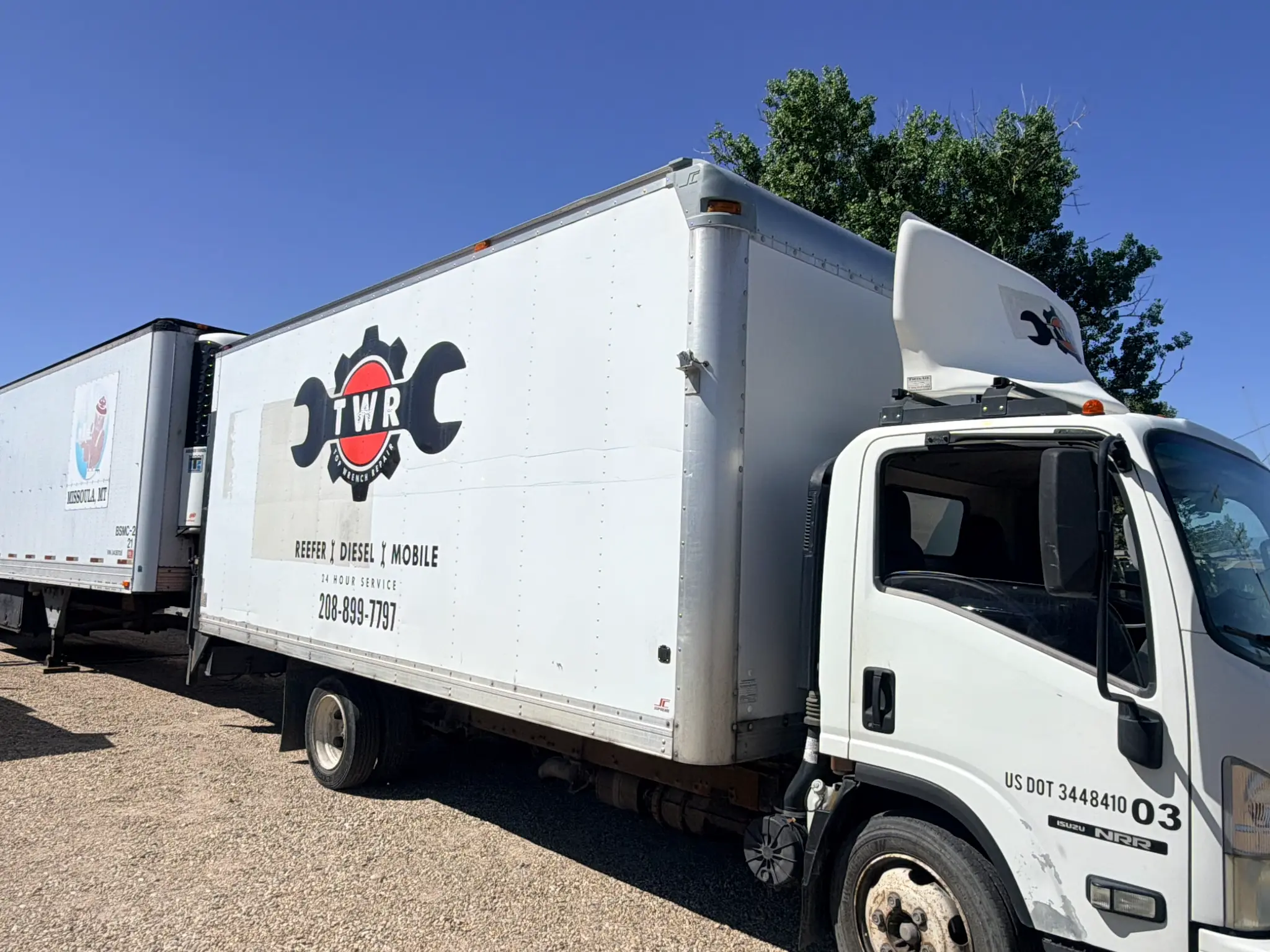 Top Wrench Repair service truck for 24-hour commercial roadside emergency calls