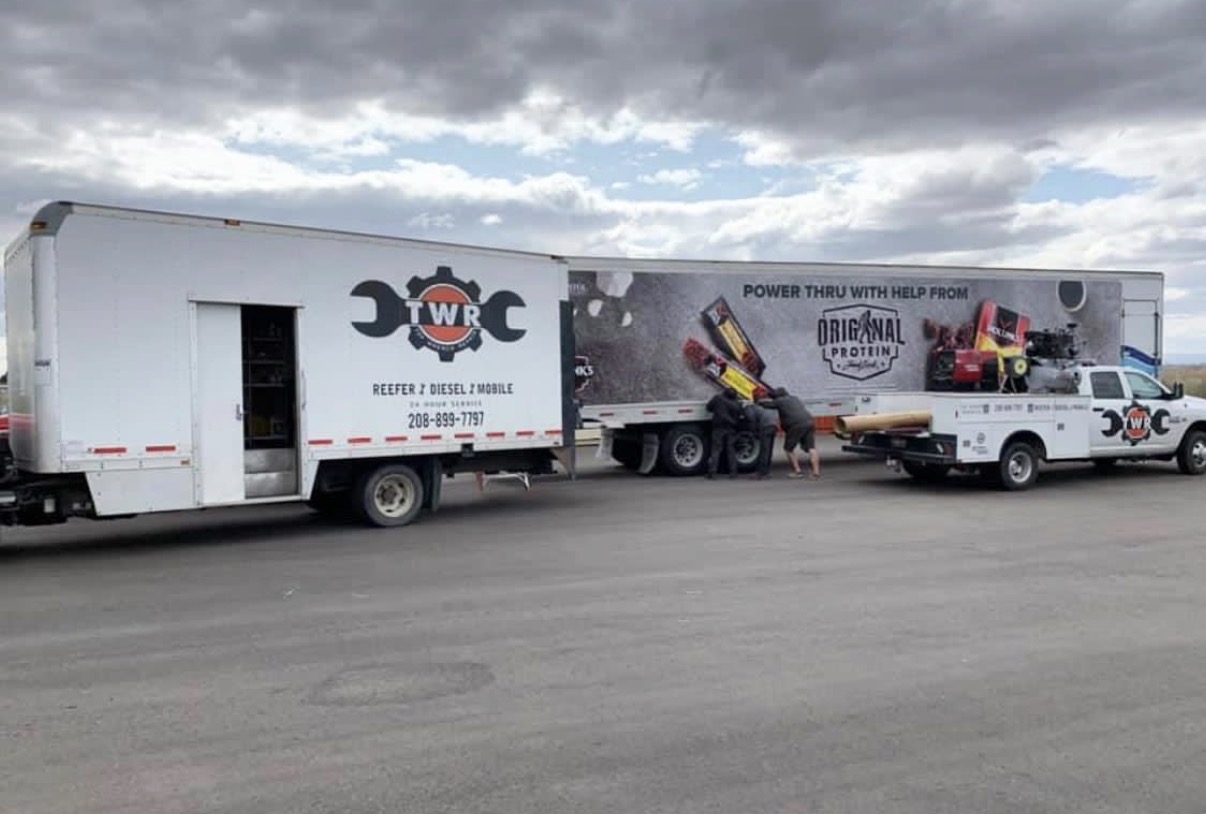 Top Wrench Repair mobile diesel mechanic truck providing fleet service in the Treasure Valley
